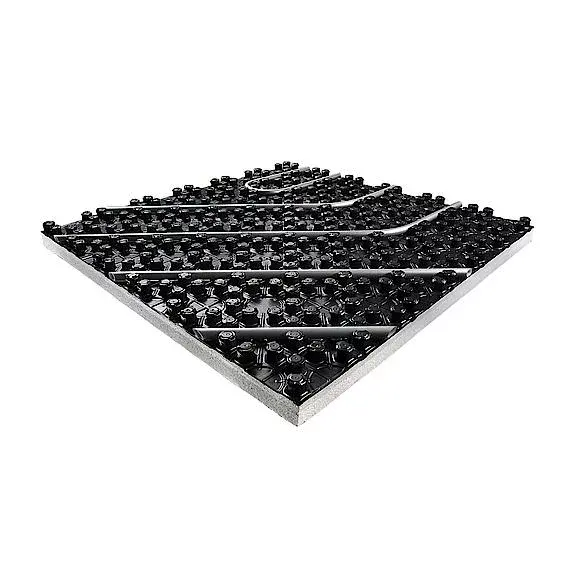 Bubble wrap system used for radiant underfloor heating installations